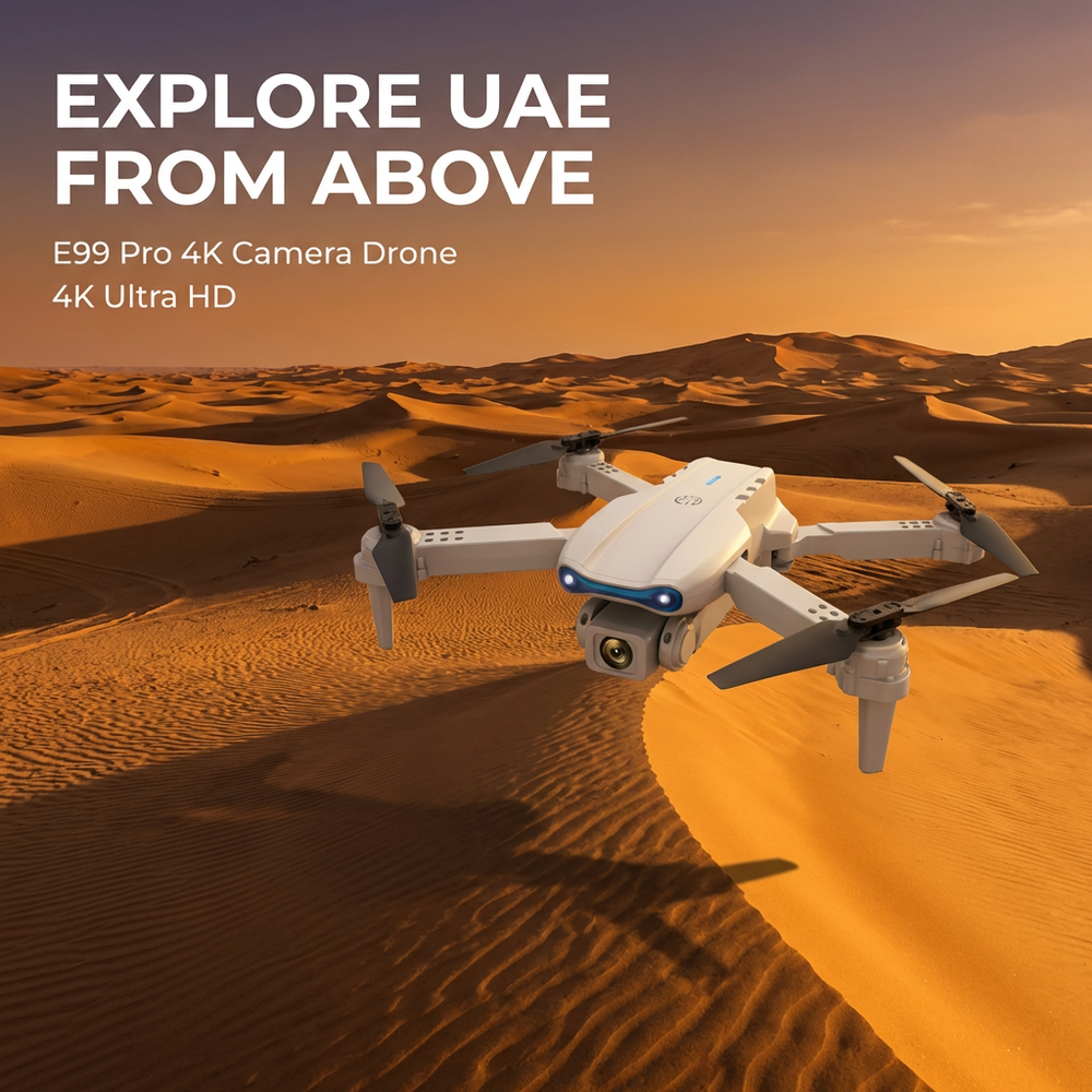 E99 Pro 4K HD Camera Foldable Drone With WIFI FPV